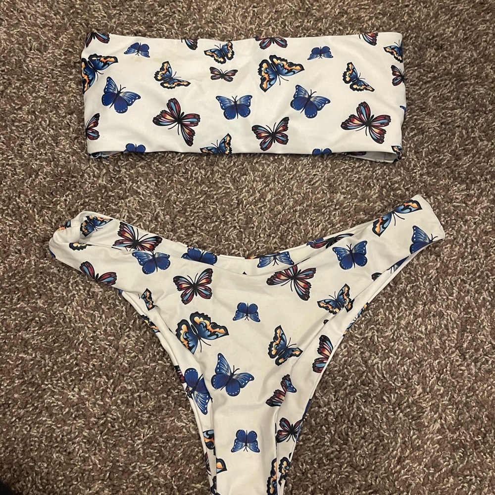 Butterfly Strapless Bikini